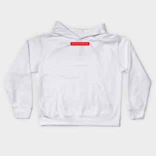 B*tch Don't Kill My Vibe // Red Box Logo Kids Hoodie